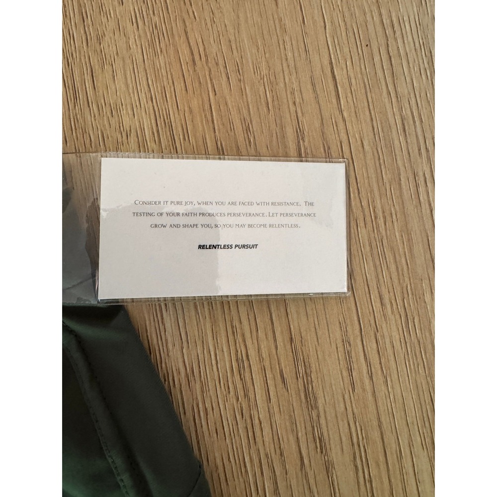 NWT ASRV Men's Tech Cargo Joggers Olive Green Zip Pocket Ribbed Cuff Size M - Picture 9 of 12